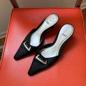 Vintage Silver Women's Mules Size 7.5